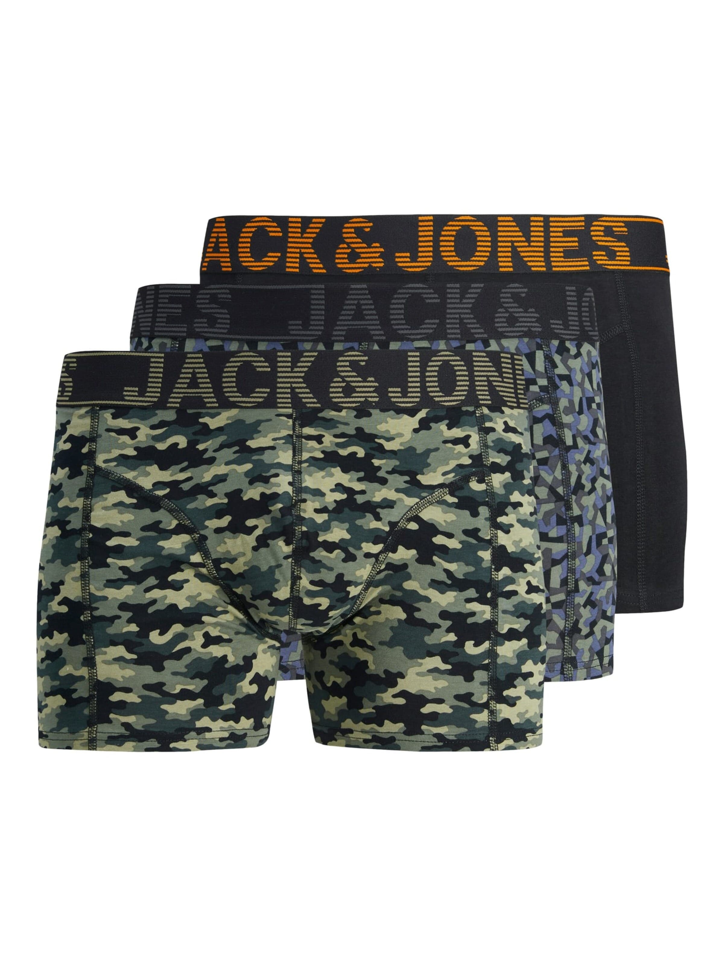 JACK & JONES Boxershorts 'Danny' in Zwart: voorkant