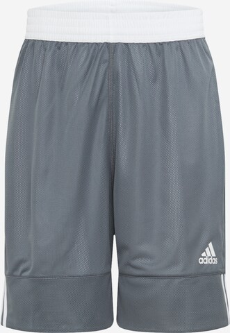 ADIDAS SPORTSWEAR Workout Pants '3g spee rev shr' in Grey: front