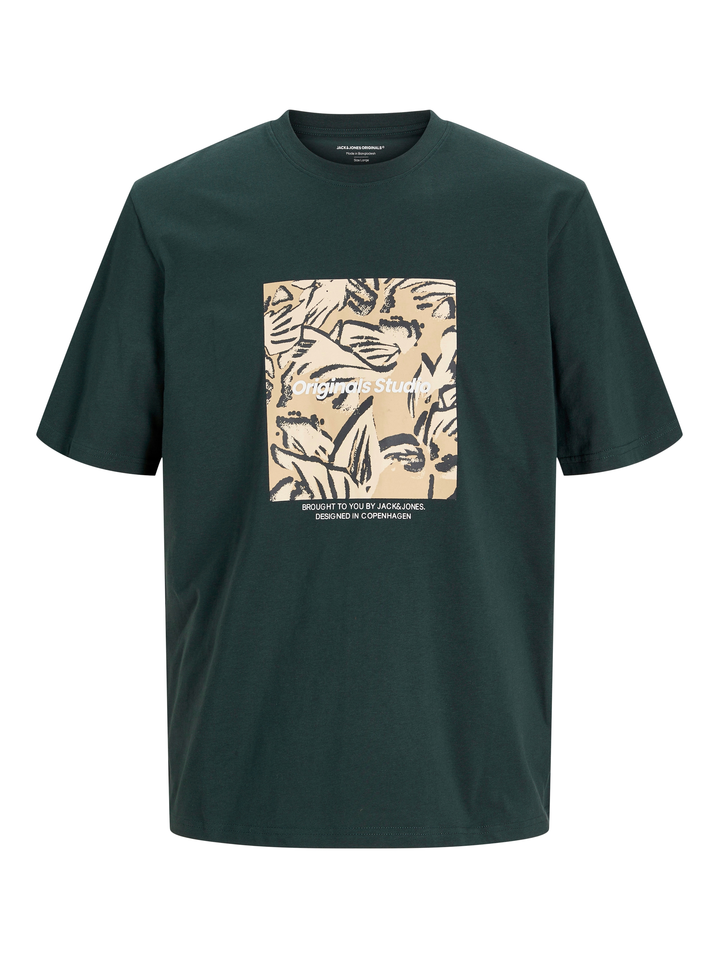 JACK & JONES Shirt 'JORVesterbro' in Green: front