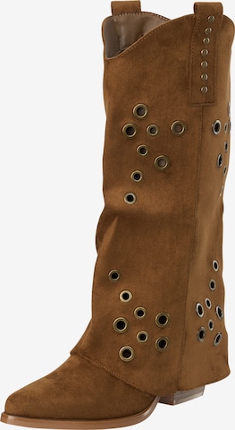 Salinyang Cowboylaarzen in Bruin: voorkant