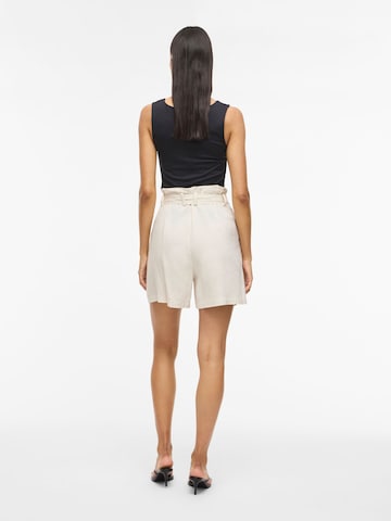 VILA - Pierna ancha Pantalón plisado 'VILineena' en beige