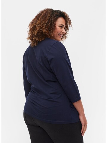 Zizzi - Blusa 'Eagnes' em azul