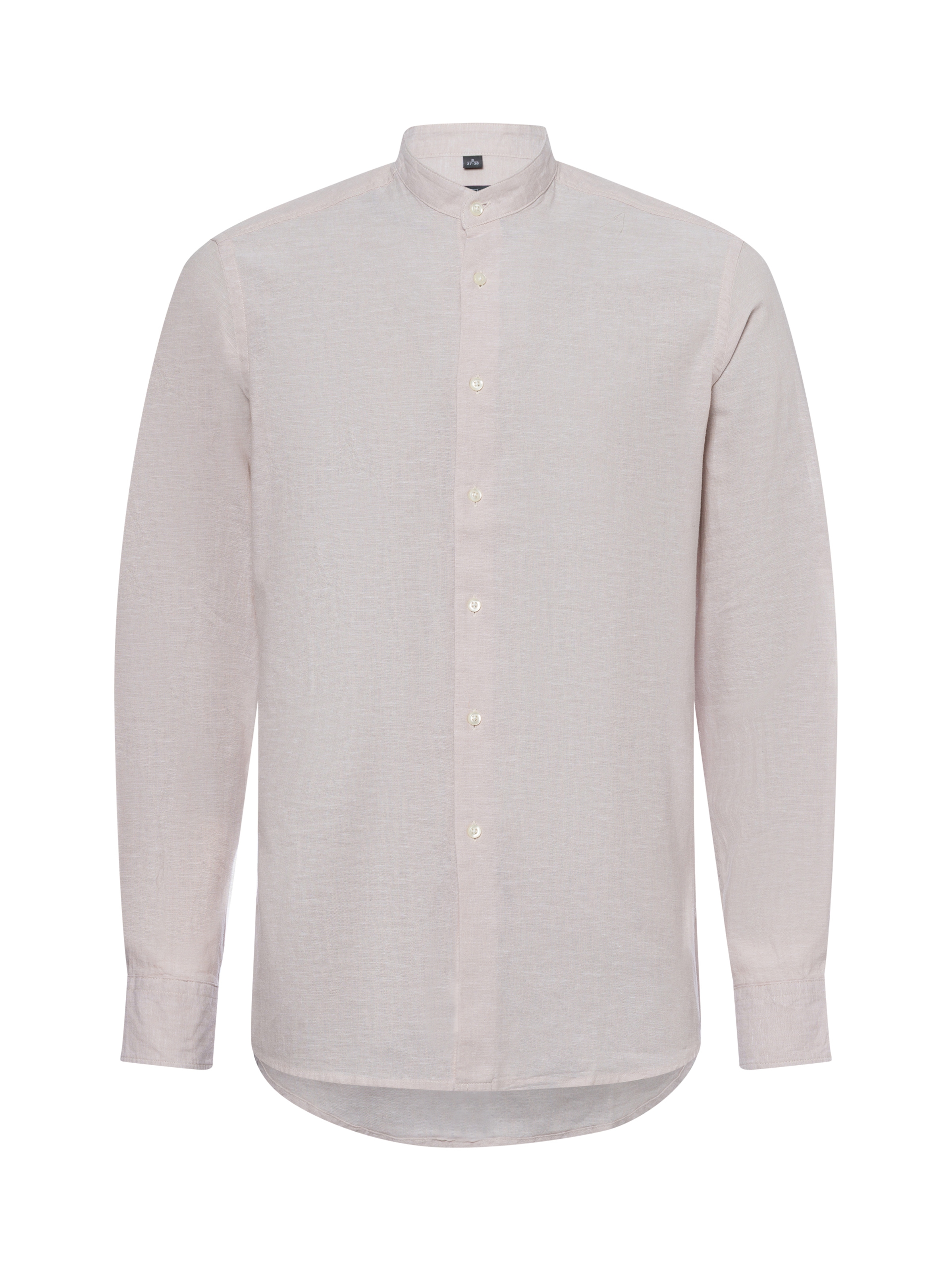 Nils Sundström Button Up Shirt in Beige: front