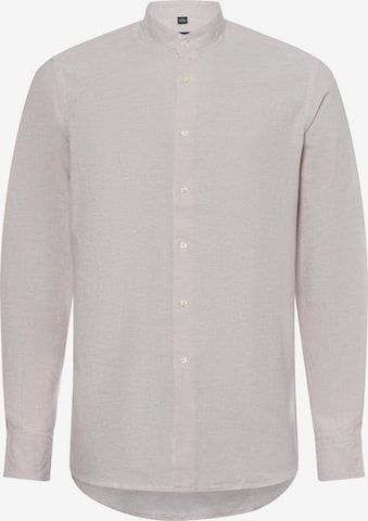 Nils Sundström Button Up Shirt in Beige: front