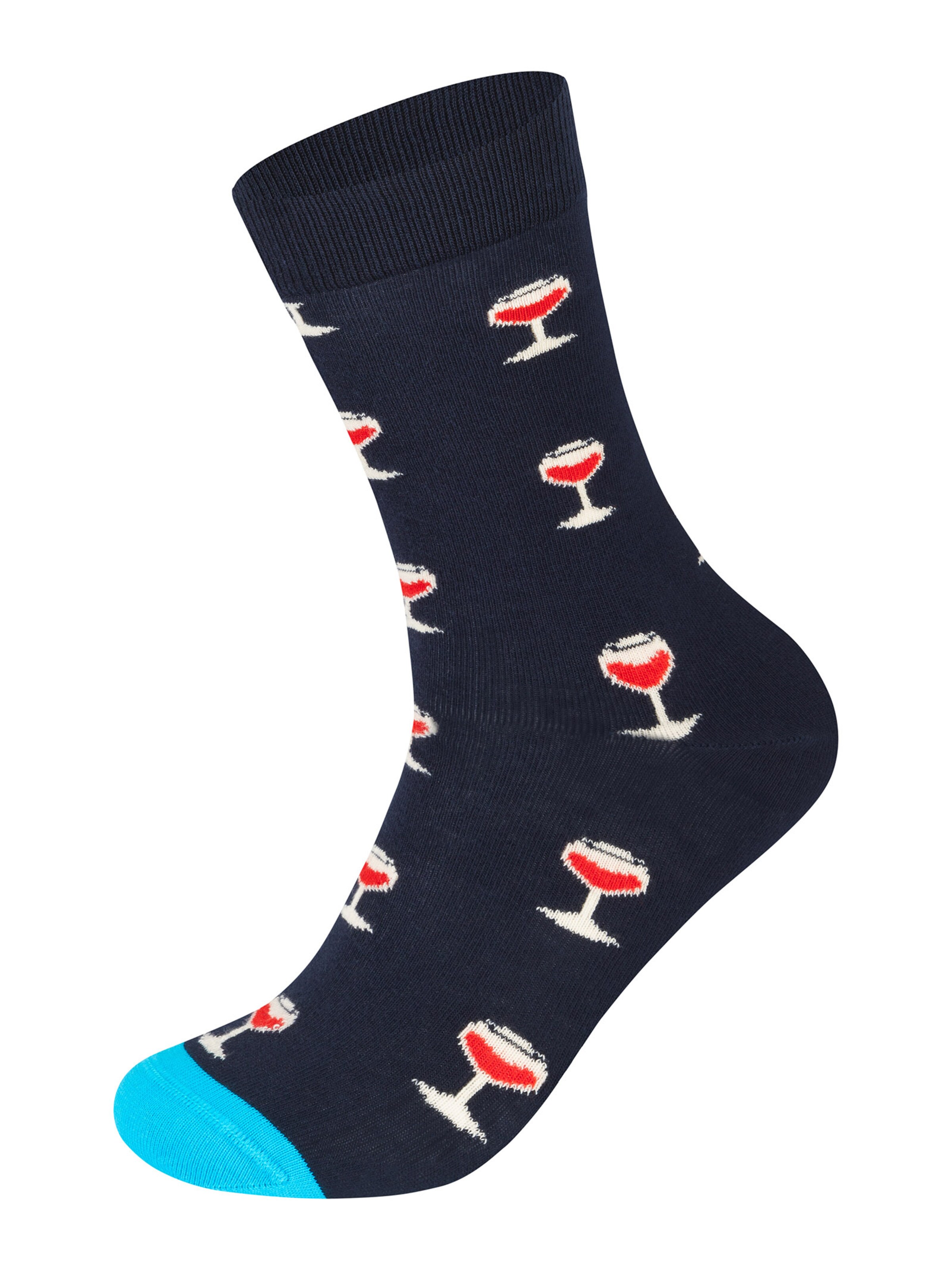 Happy Socks Socken 'Scooter and Wine' in Blau