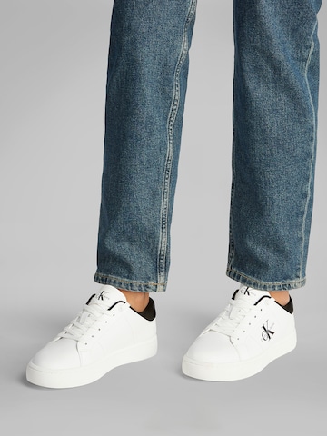 Sneaker low 'Classic' de la Calvin Klein Jeans pe alb