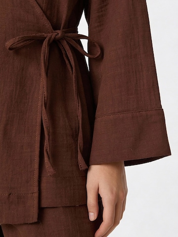 Pantalons de tailleur Happiness İstanbul en marron