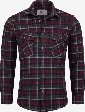 Rock Creek Regular fit Button Up Shirt in Red: front