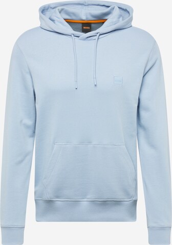 BOSS Sweatshirt 'Wetalk' in Blauw: voorkant