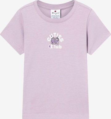 Champion Authentic Athletic Apparel Футболка в Лиловый: спереди