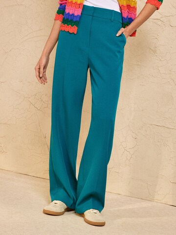 love & roses Широкий Плиссированные брюки в Зеленый