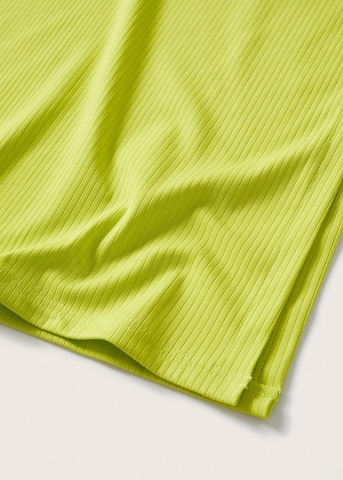 Rochie tricotat de la MANGO pe verde