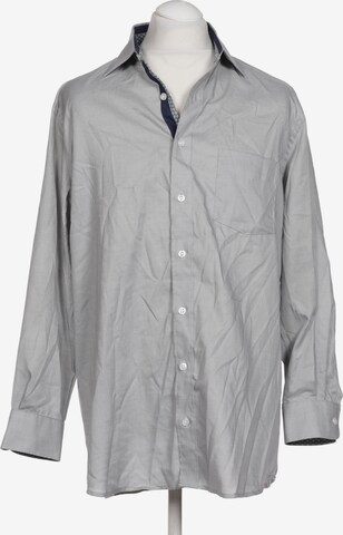 Walbusch Button Up Shirt in XL in Grey: front