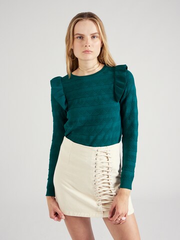 ONLY Pullover 'SANDRA' in Grün: Vorderseite