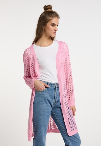 usha FESTIVAL Knit cardigan in Pink: front