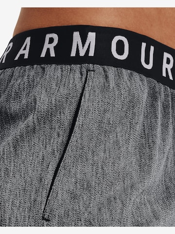 UNDER ARMOUR Regular Workout Pants 'Play Up' in Grey