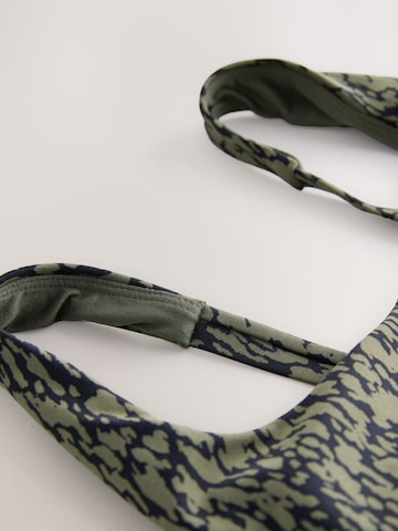 Next Bustier Badeanzug in Grün