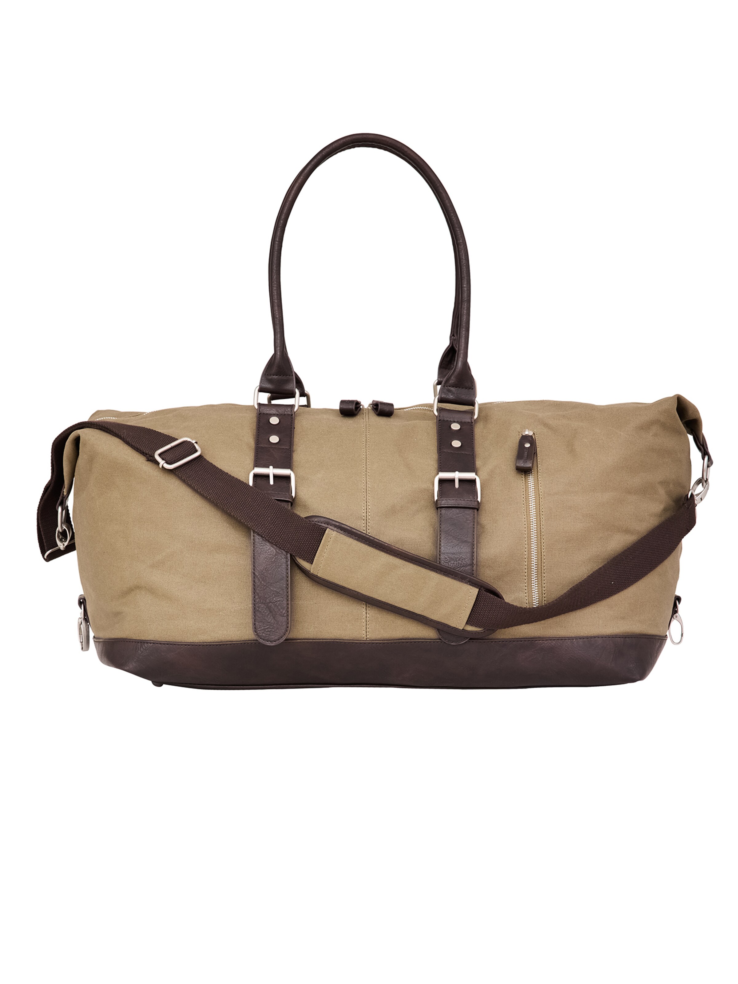 PADDOCKS Travel Bag in Brown: front