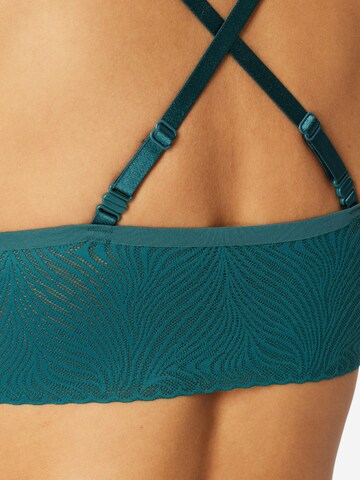 SCHIESSER Bustier BH 'Invisible Soft Lace' in Grün