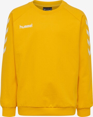 Hummel Sweatshirt in Yellow: front