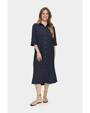 SAINT TROPEZ Shirt dress 'Zalinda' in Blue