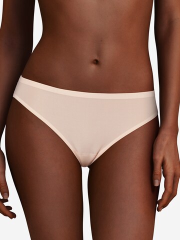 Chantelle Thong 'Soft Stretch' in Beige