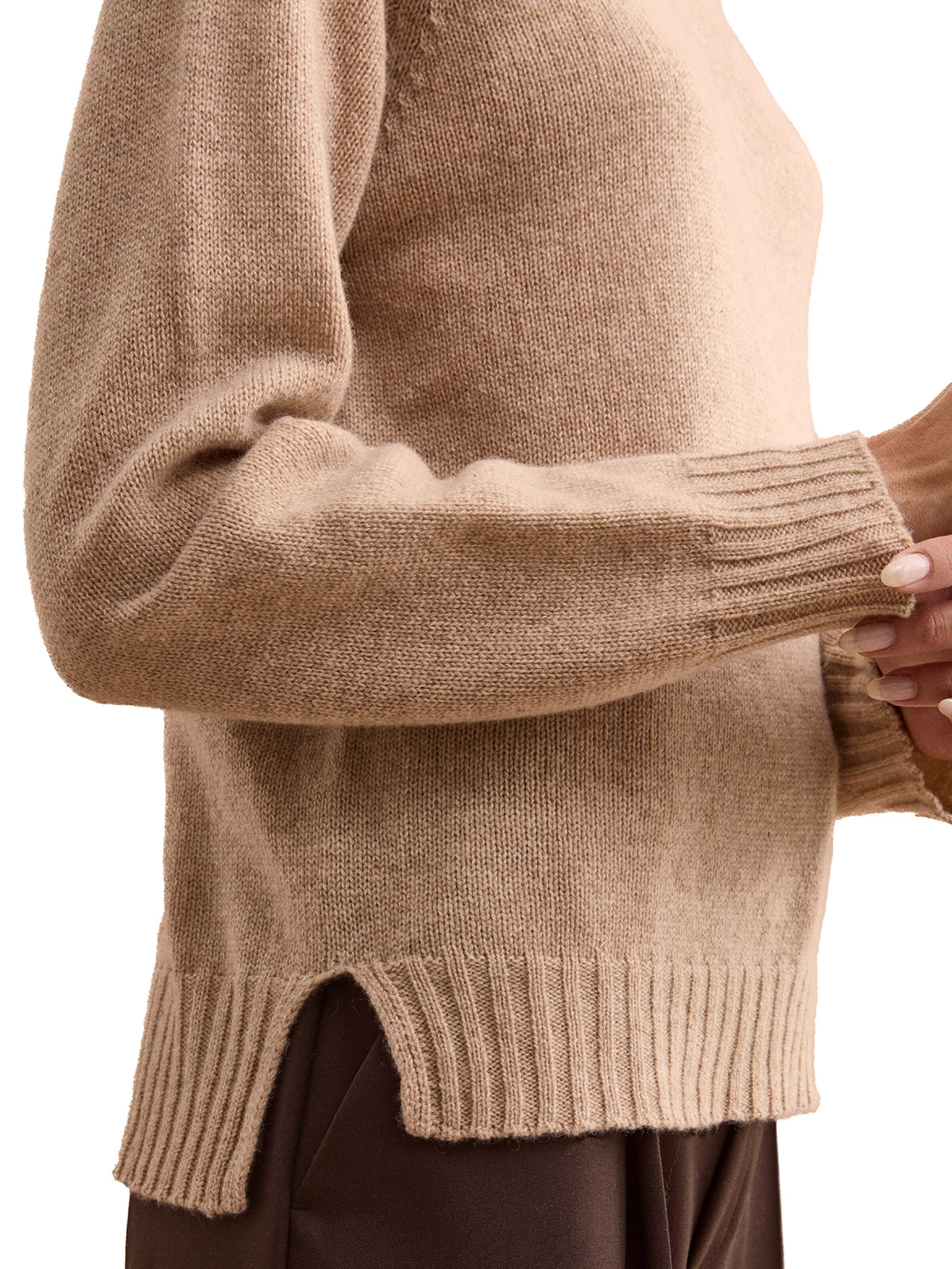 Pull-over Il Lanificio en beige