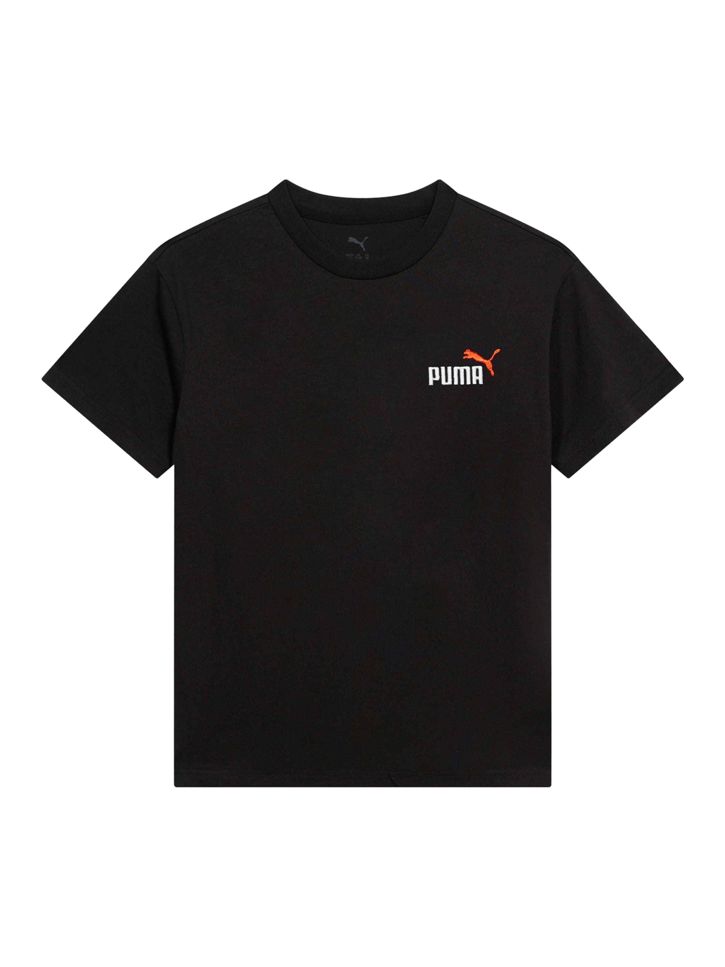 PUMA - Camiseta 'ESS No. 1' en negro: frente