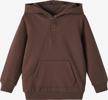 NAME IT Sweatshirt 'SEJR' in Brown: front