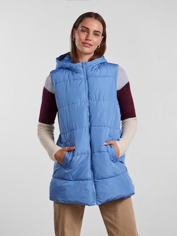 PIECES Vest 'Bee' in Blue: front