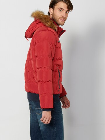 Veste d’hiver KOROSHI en rouge