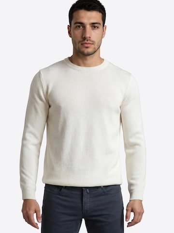 Pull-over PIERRE CARDIN en blanc : devant