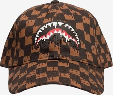 Casquette 'Gorra sprayground marron dripping sip cap brown' Sprayground en marron : devant
