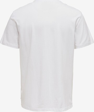 T-Shirt 'Vice' Only & Sons en blanc