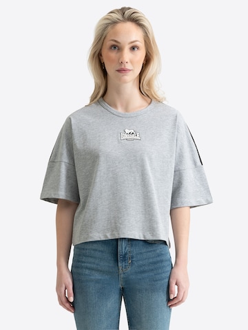 LONSDALE Oversized tričko 'Wandylaw' – šedá: přední strana