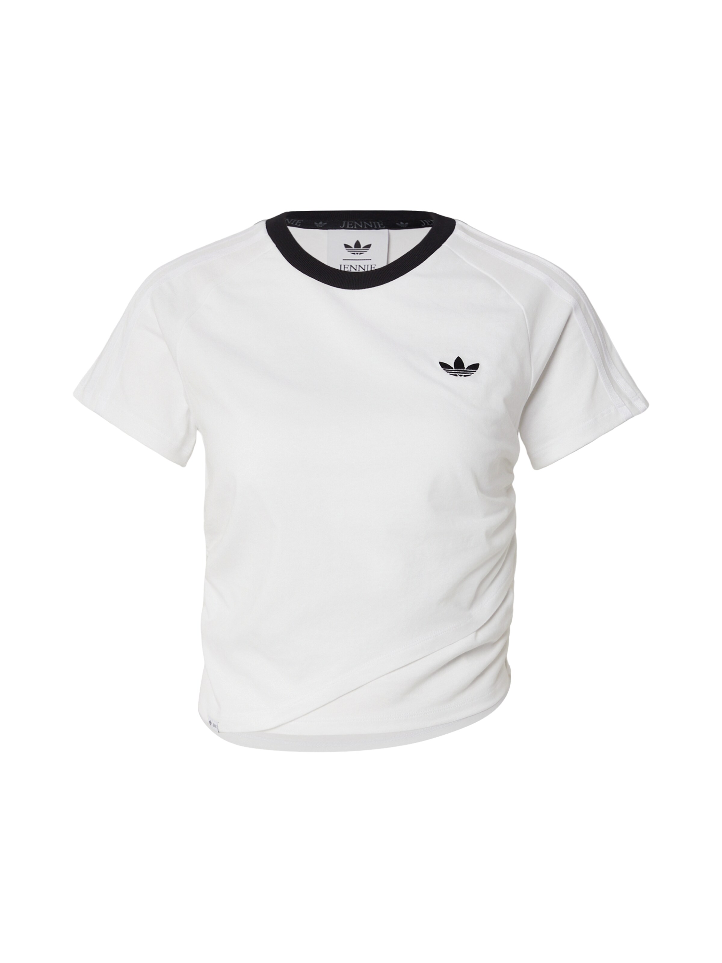 ADIDAS ORIGINALS Majica 'LAYER' veličine XS u crna / bijela, Pregled proizvoda