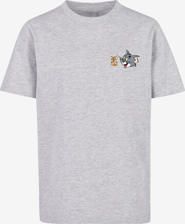 ABSOLUTE CULT T-Shirt 'Tom And Jerry - Classic Heads' in Grau: predná strana