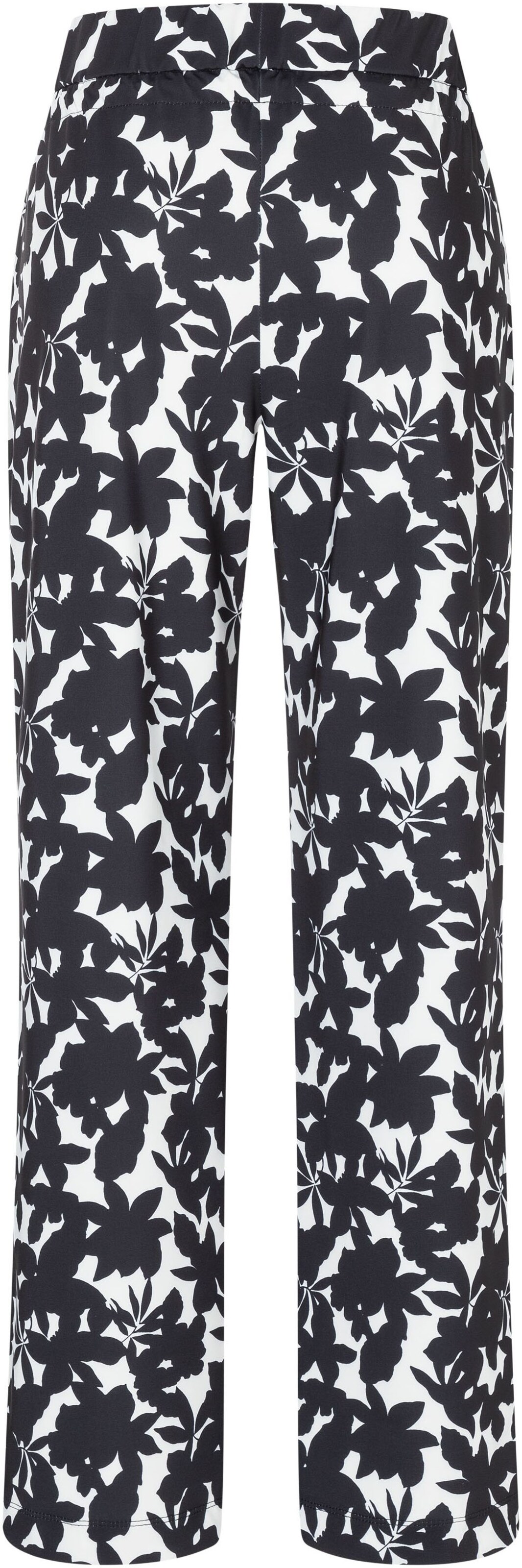 MAC Wide Leg Hose in Schwarz