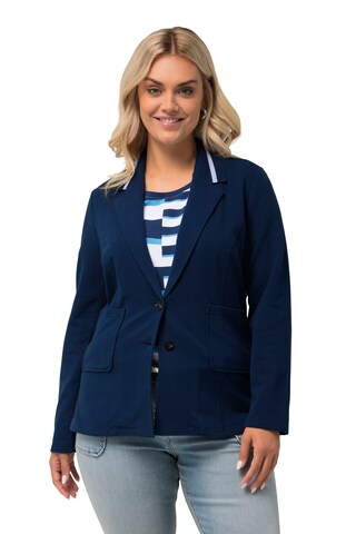 Ulla Popken Blazers in Blauw: voorkant