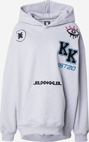 Karo Kauer Sweatshirt in Grey: front