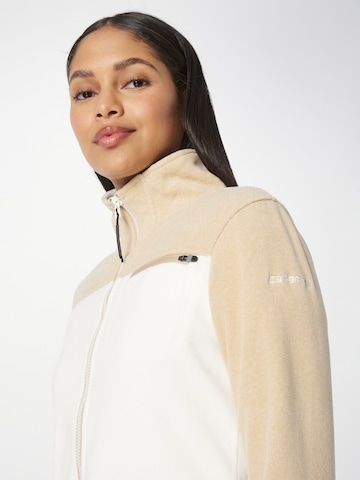 ICEPEAK Athletic Fleece Jacket in Beige