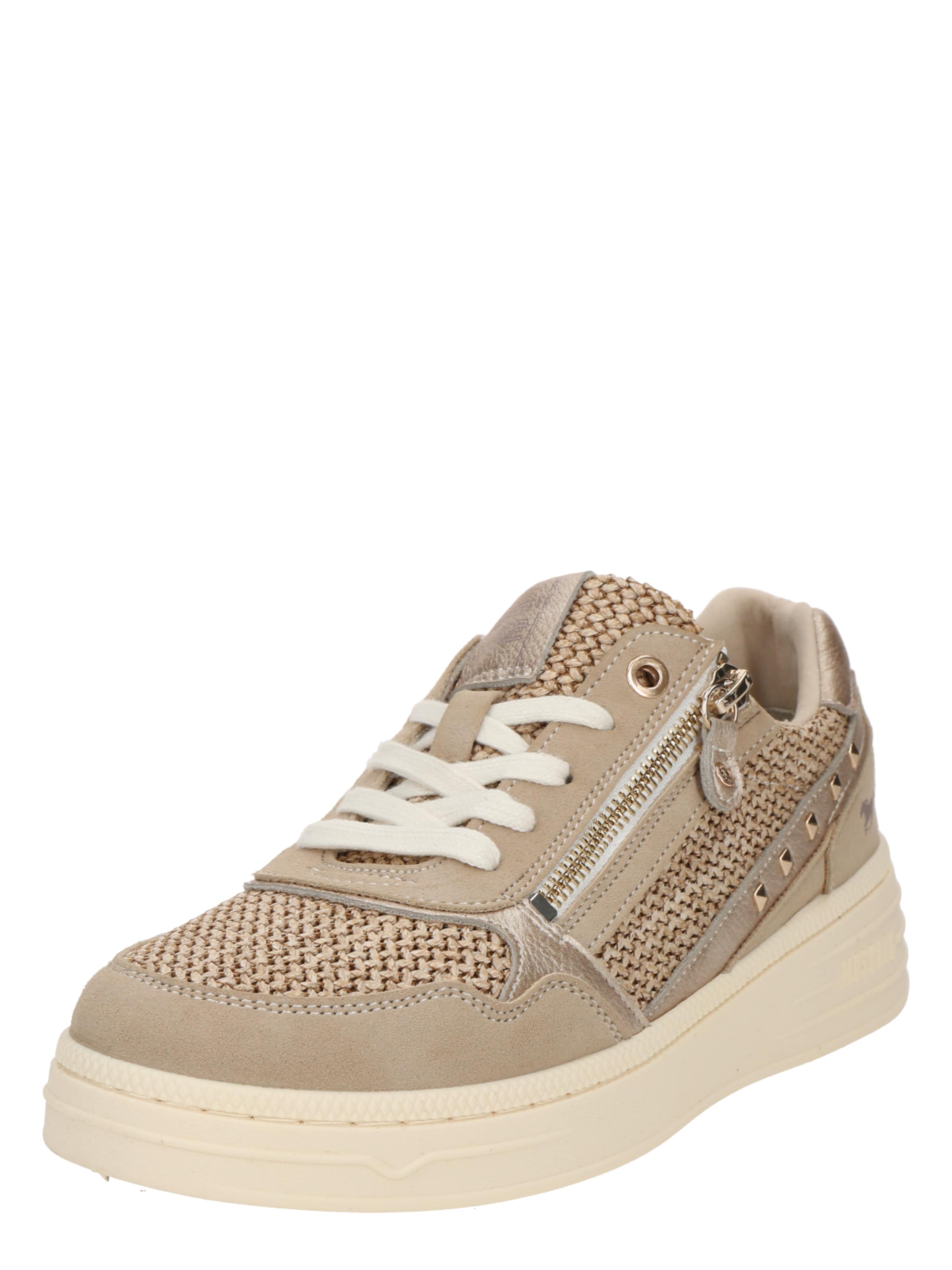 Sneaker bassa di MUSTANG in beige: frontale