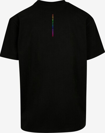Merchcode Shirt 'Hope Rainbow' in Black