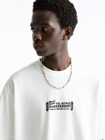 Pull&Bear T-Shirt in Weiß