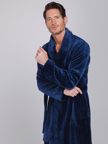 Pastunette Bathrobe long 'Urban Essence' in Blue
