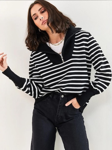 Pull-over 'Pullover' Bianco Lucci en noir