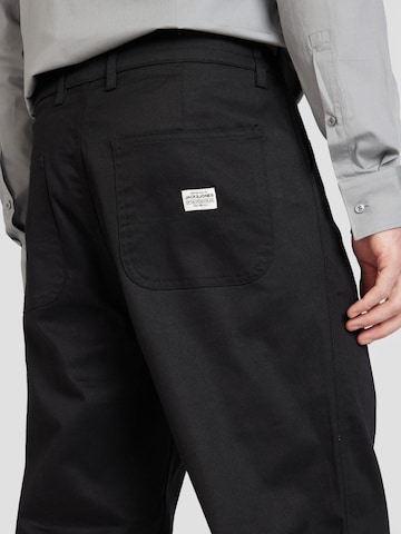 JACK & JONES - Loosefit Calças de ganga 'ALEX WORKER' em preto