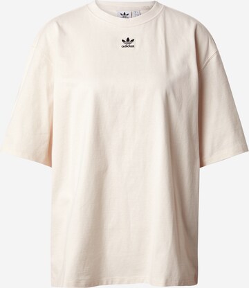 ADIDAS ORIGINALS T-shirt 'Adicolor Essentials' i beige: framsida