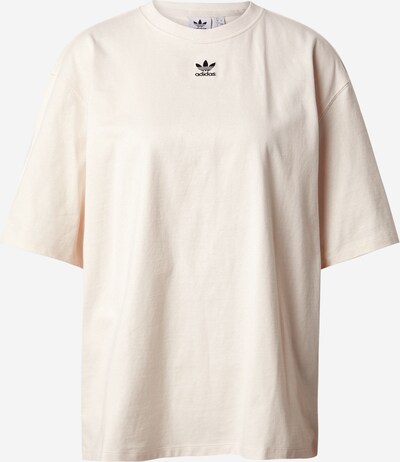 ADIDAS ORIGINALS T-Shirt 'Adicolor Essentials' in beige / schwarz, Produktansicht