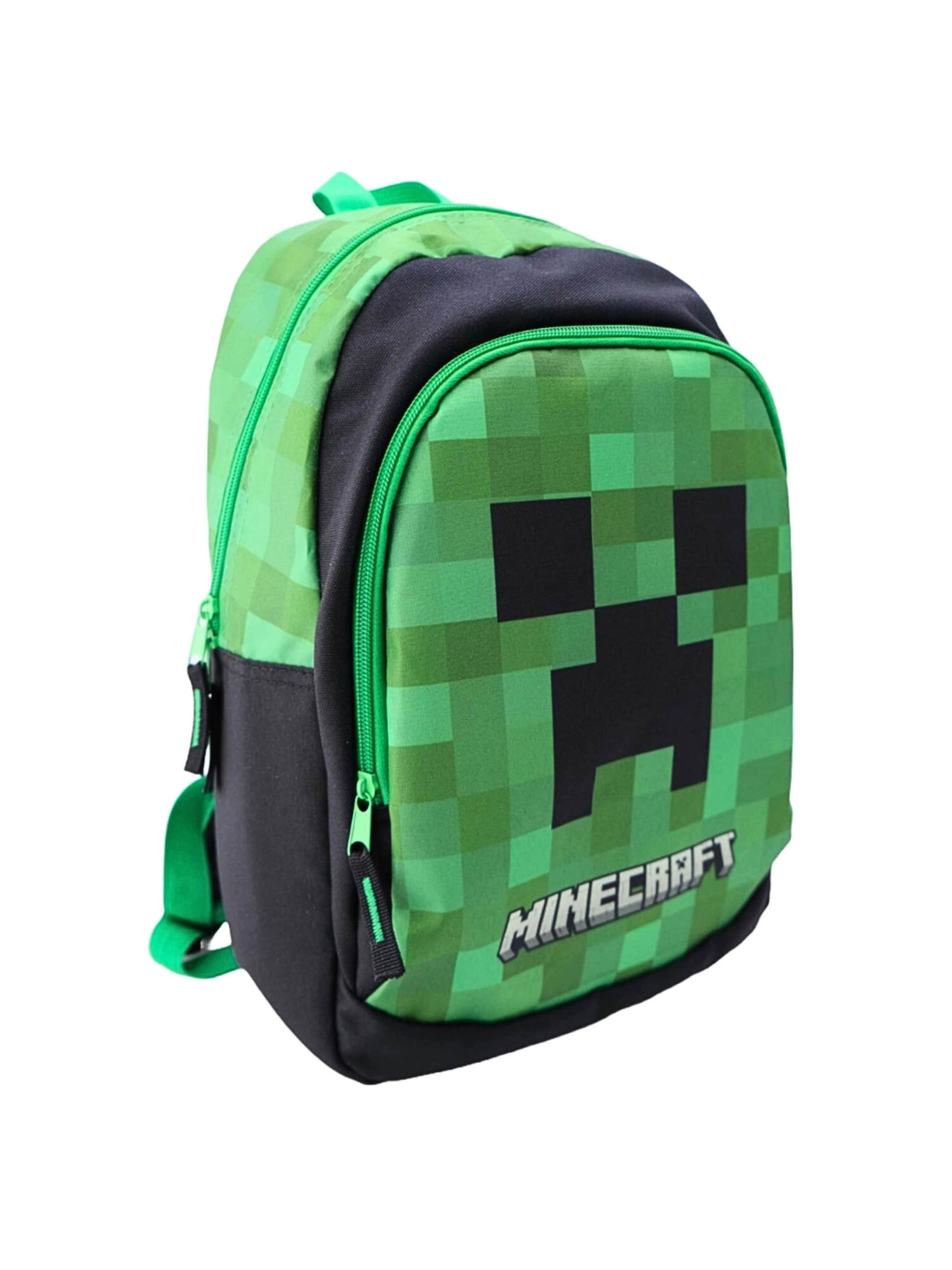 Minecraft Backpack 'Minecraft Creeper Backpack' in Green